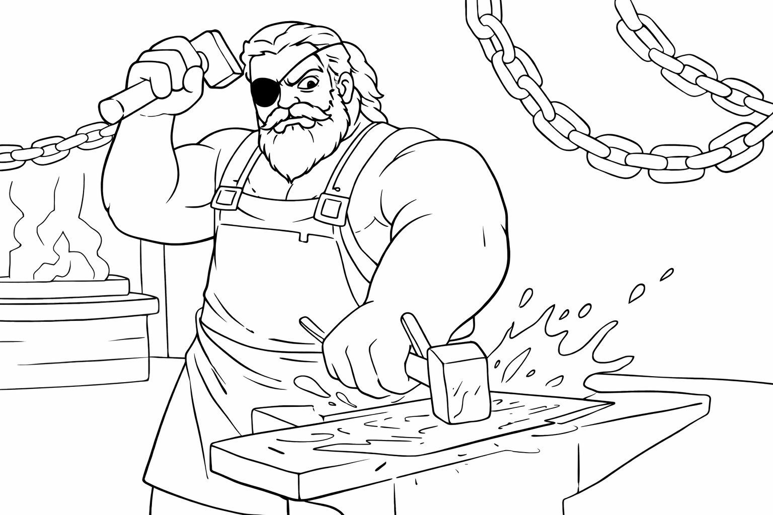 The Forge Roblox Malvorlage Linienzeichnung