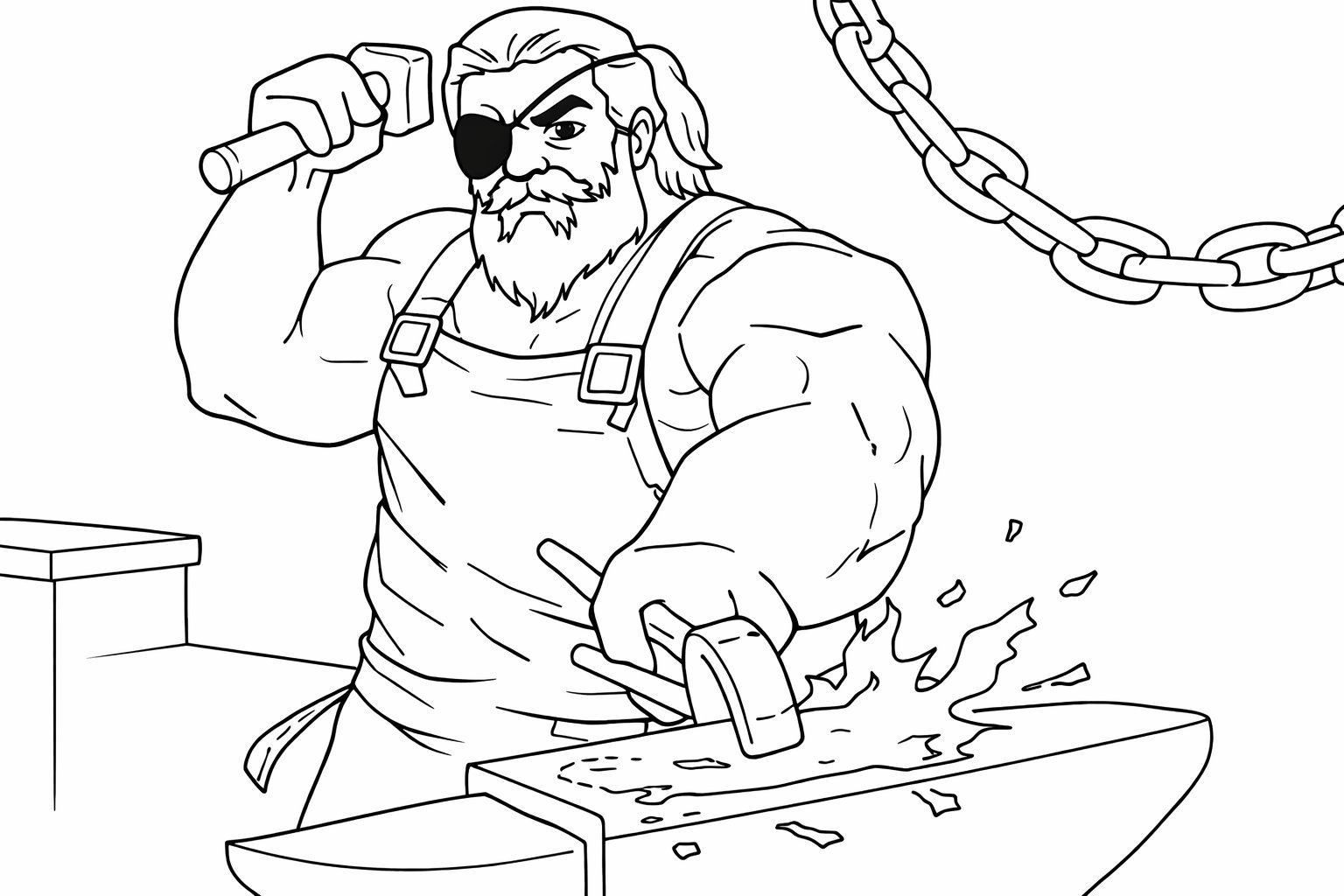 The Forge Roblox Malvorlage Linienzeichnung