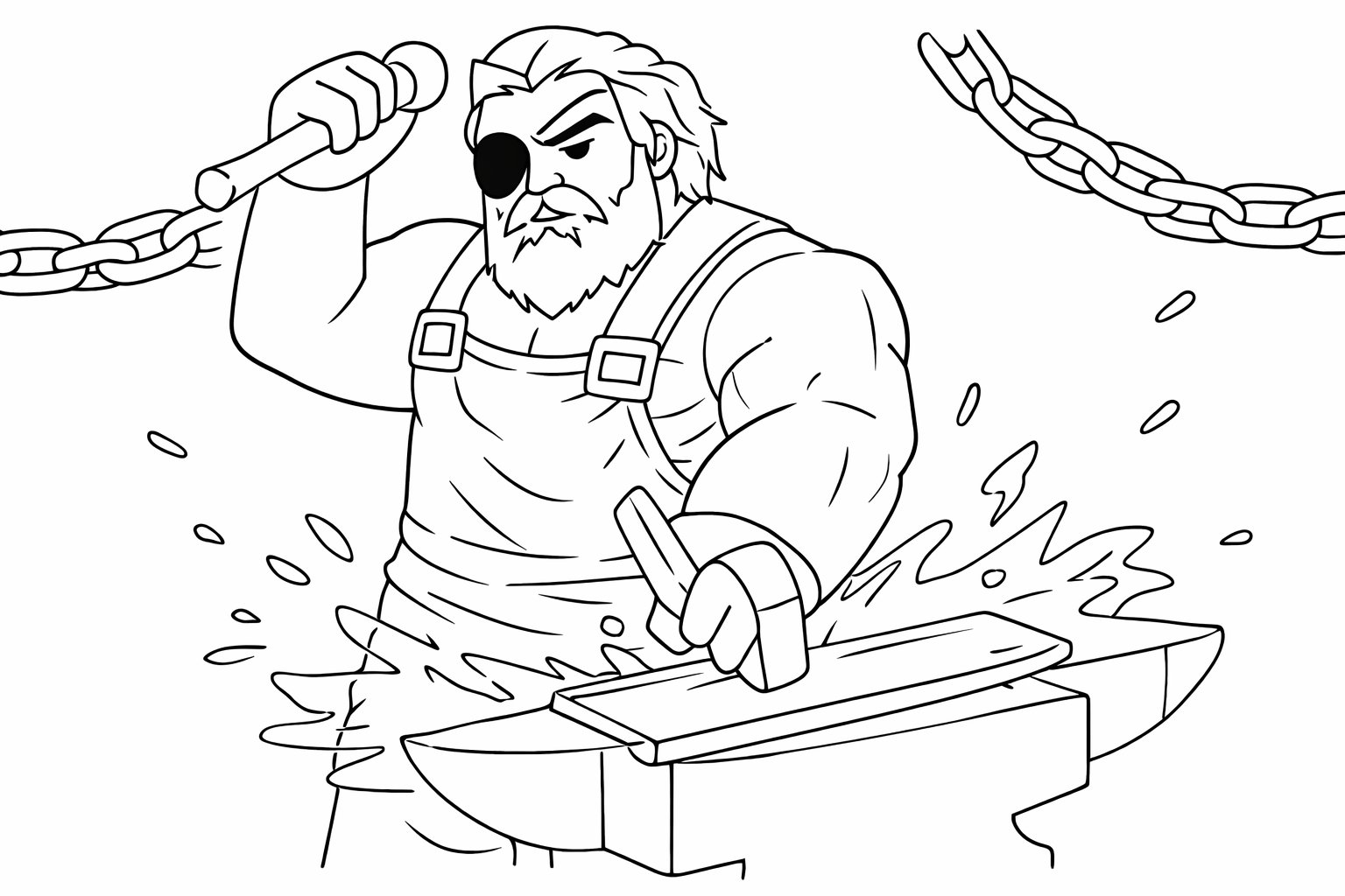 The Forge Roblox Malvorlage Linienzeichnung