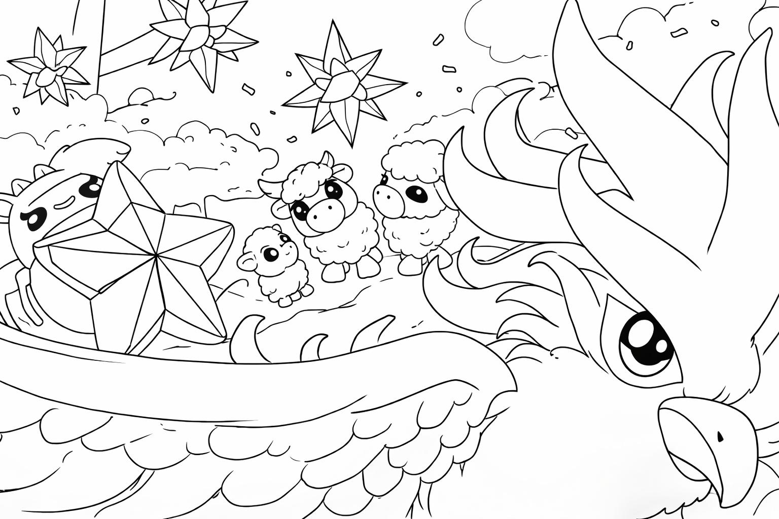 Coloriage Adopt Me! Roblox dessin au trait