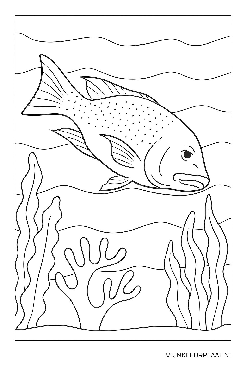 Zeedieren Variant 2 coloring page for children
