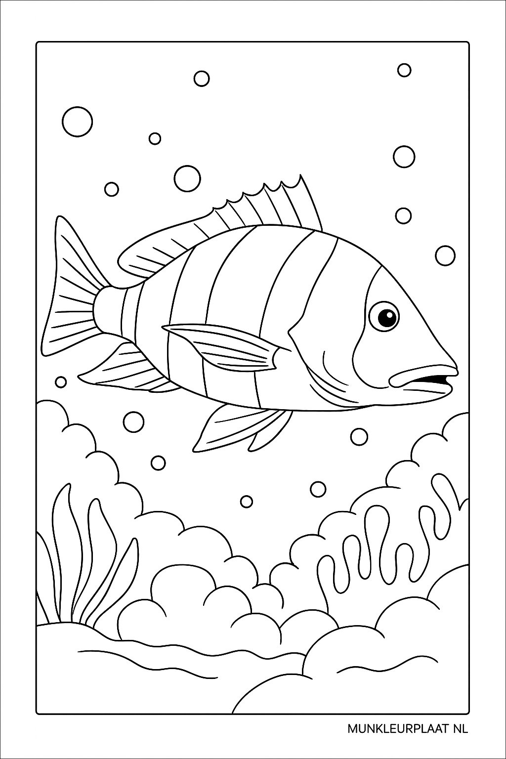 Zeedieren Variant 3 coloring page for children