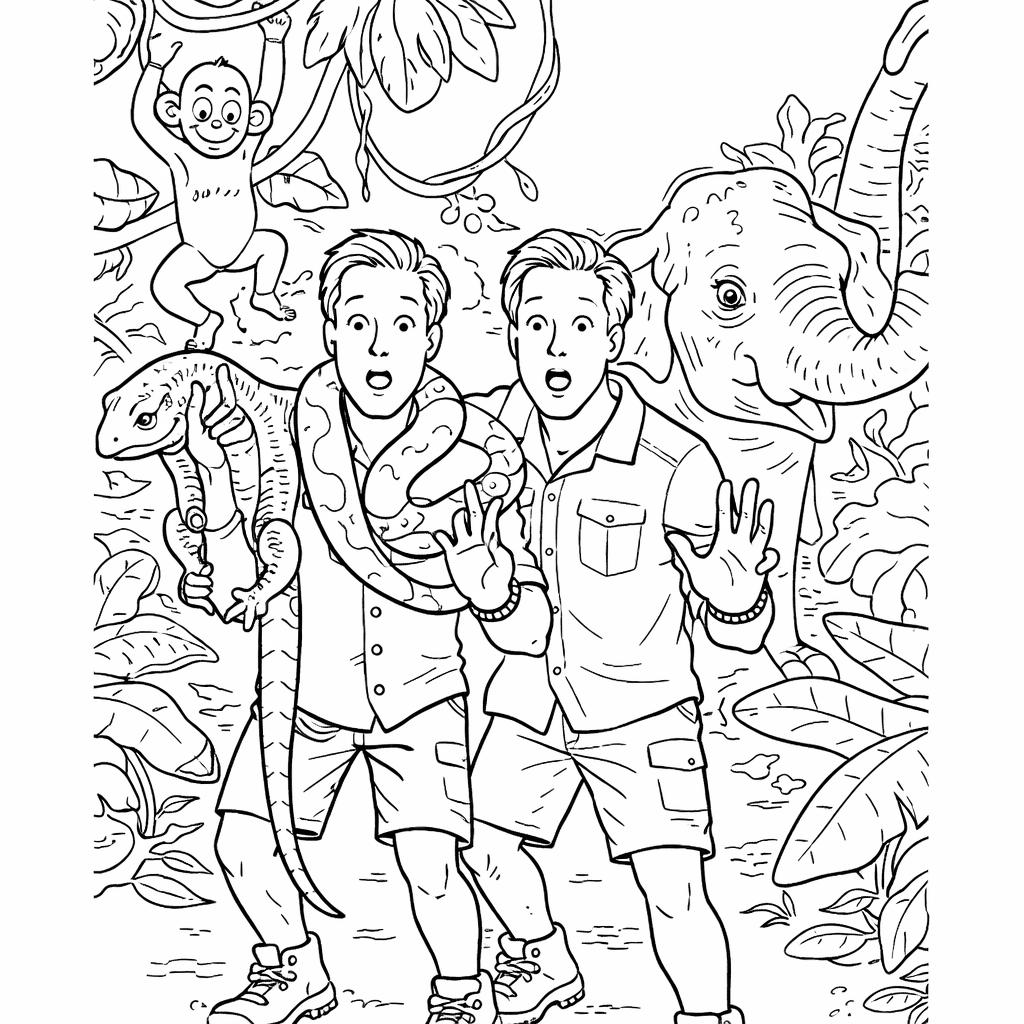 Freek Vonk coloring page line art