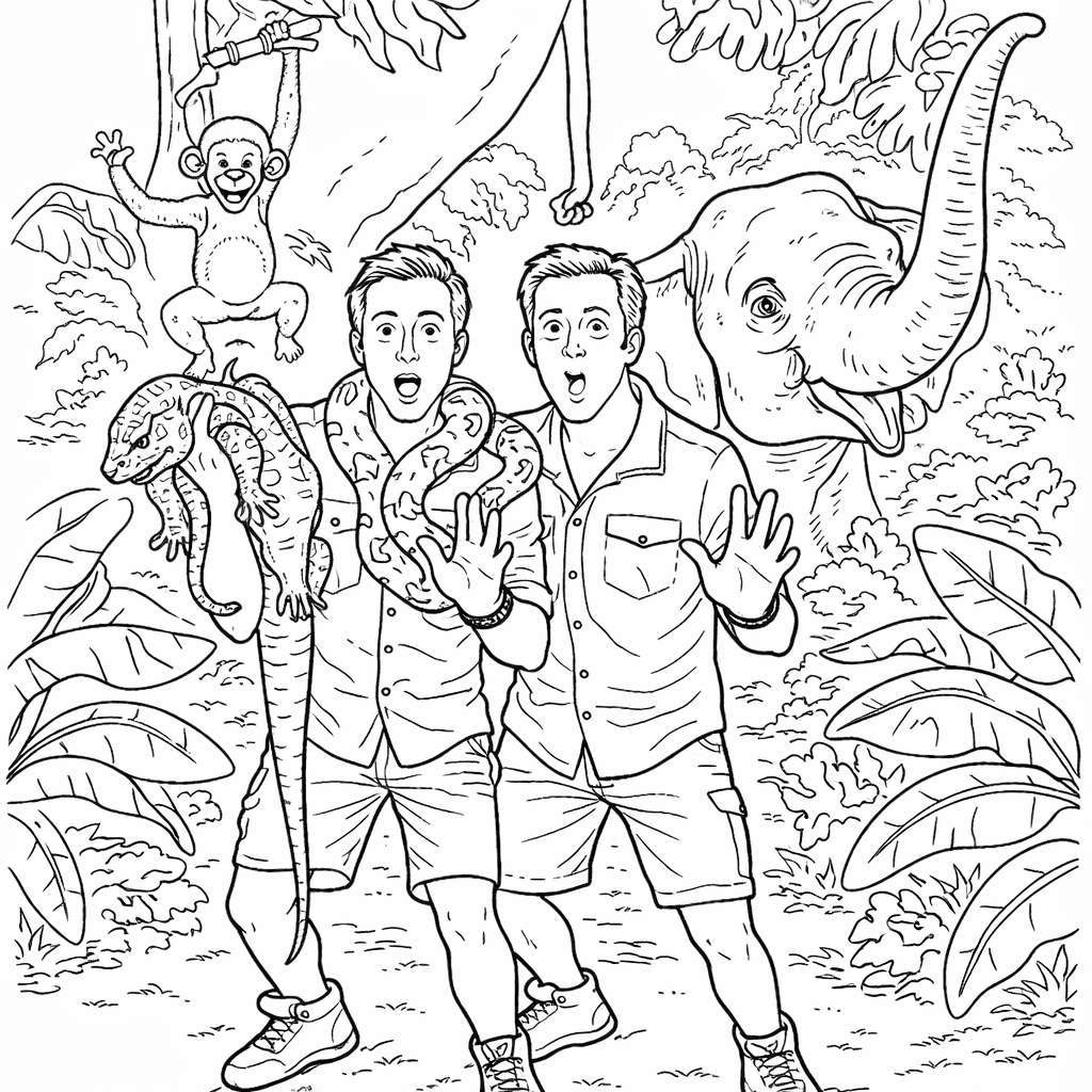 Freek Vonk coloring page line art