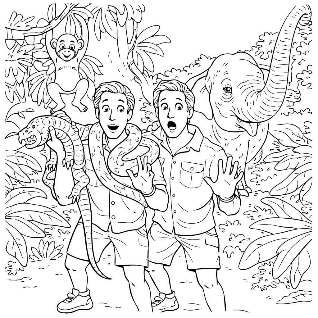 Freek Vonk coloring page line art