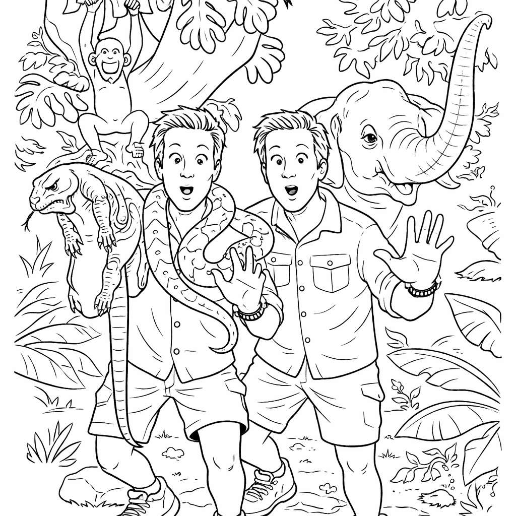 Freek Vonk coloring page line art