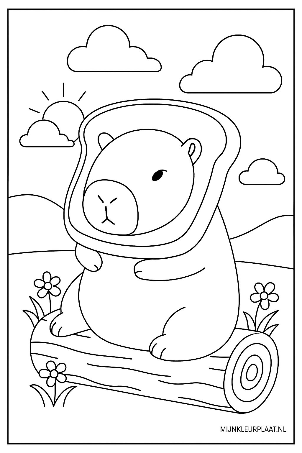 Feuille de coloriage pour enfants