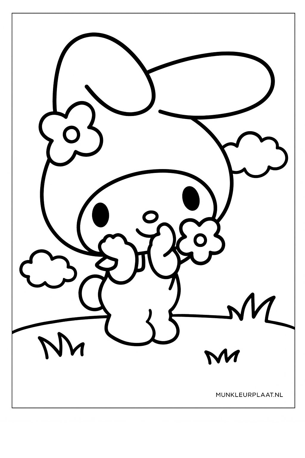 My Melody Variant 4 coloring page for children