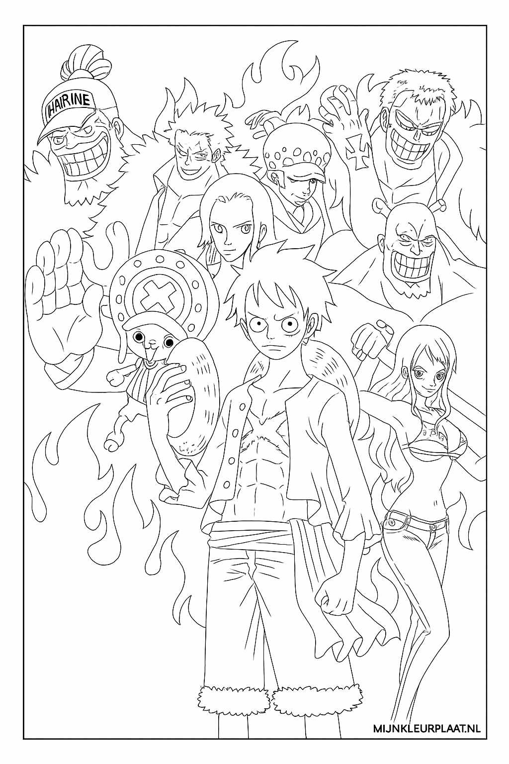 One Piece Variant 4 coloring page for children