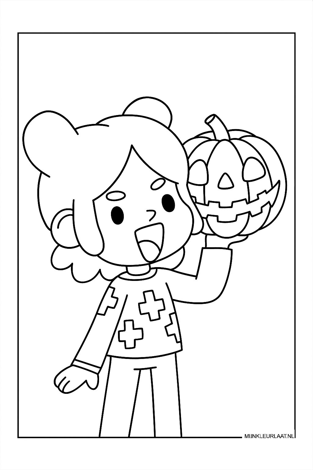 Toca Boca Variant 1 coloring page for children