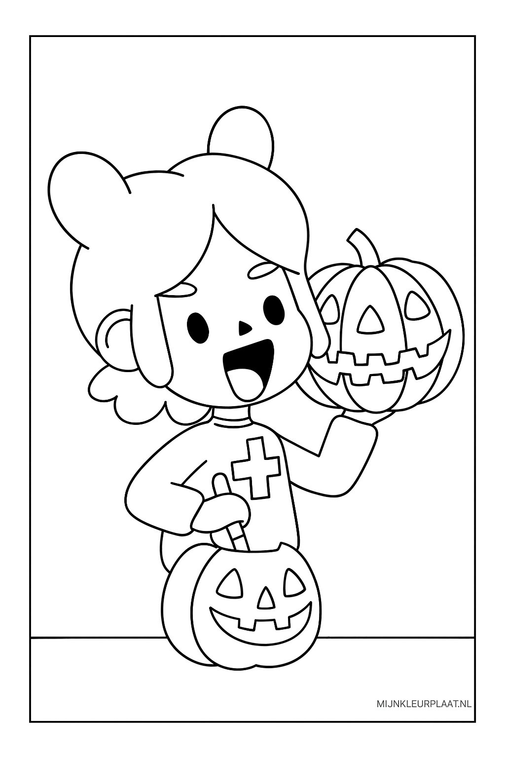 Toca Boca Variant 3 coloring page for children