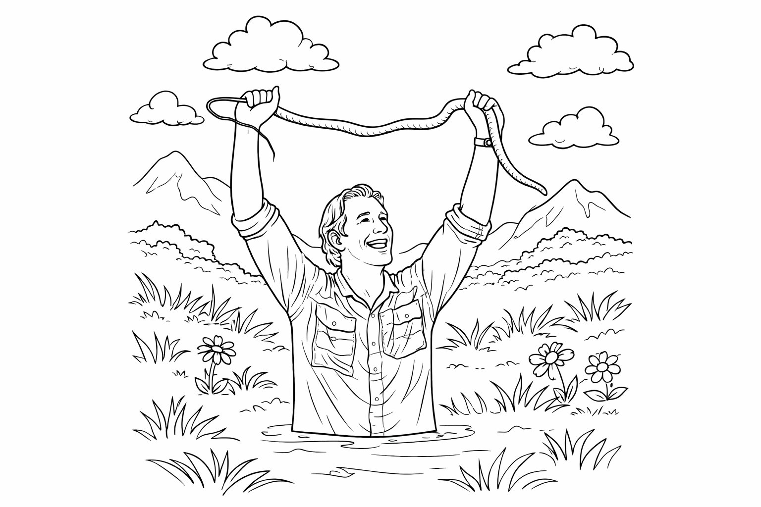Freek Vonk coloring page line art