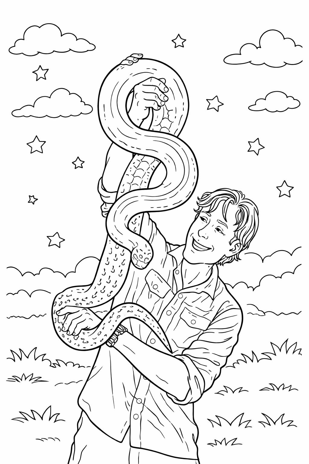 Freek Vonk coloring page line art