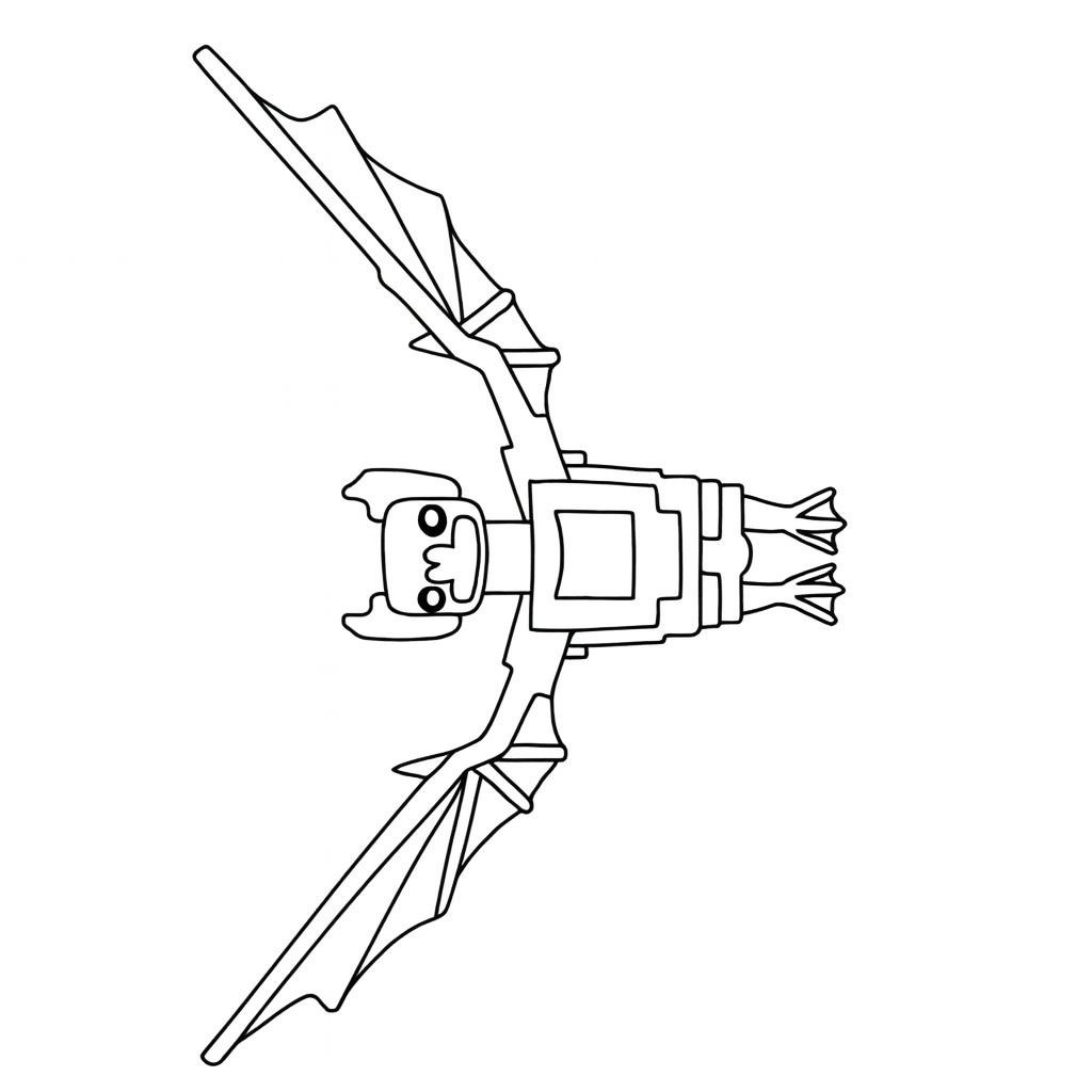 Kleurplaat van quackula (steal a brainrot), variant 2