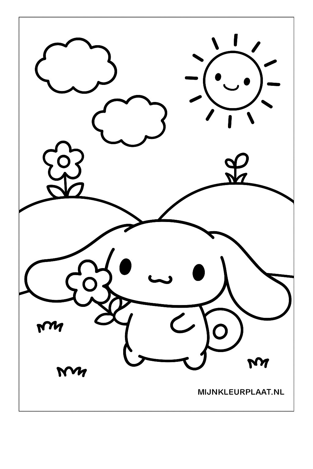 Cinnamoroll Variant 1 coloring page for children