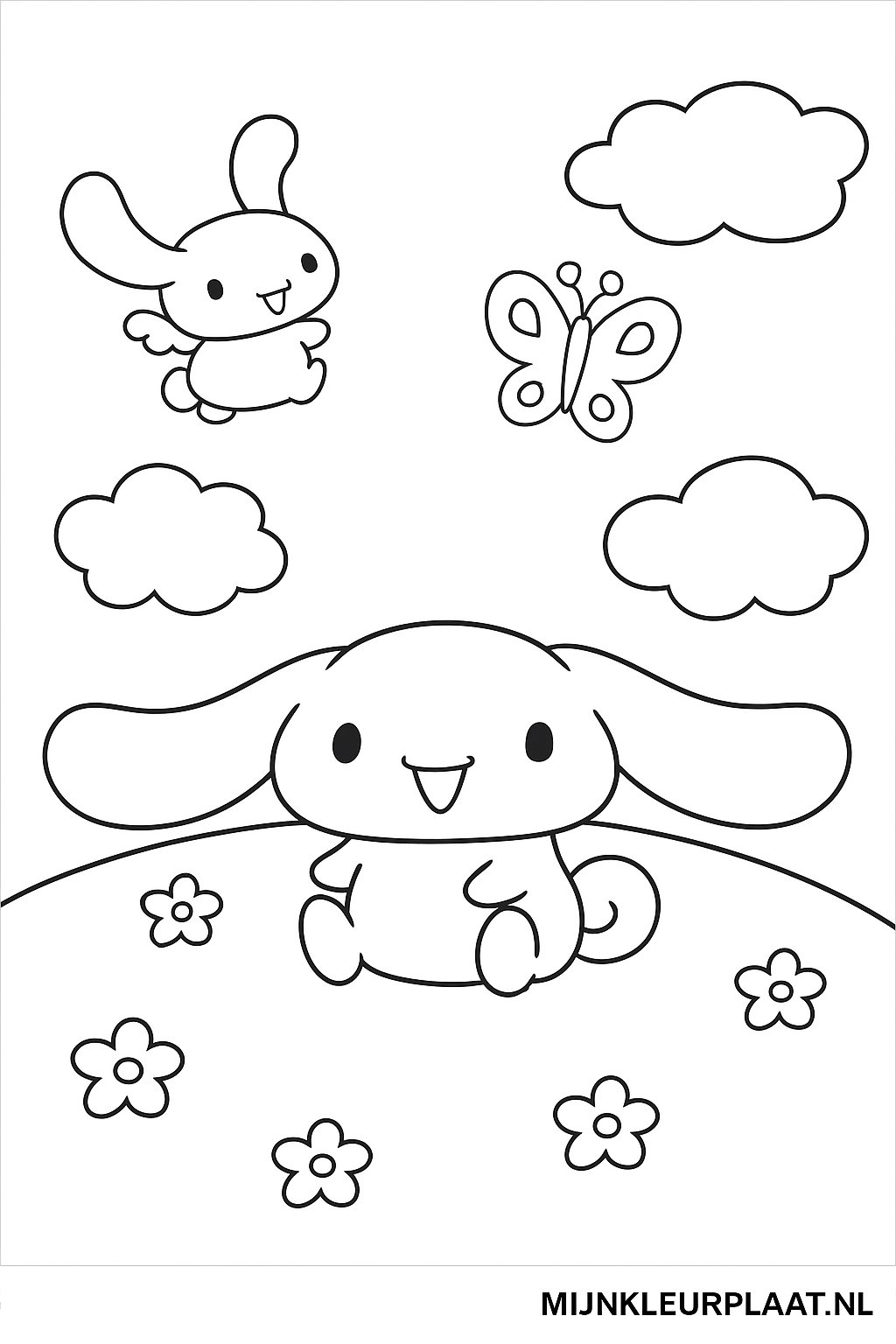 Cinnamoroll Variant 2 coloring page for children