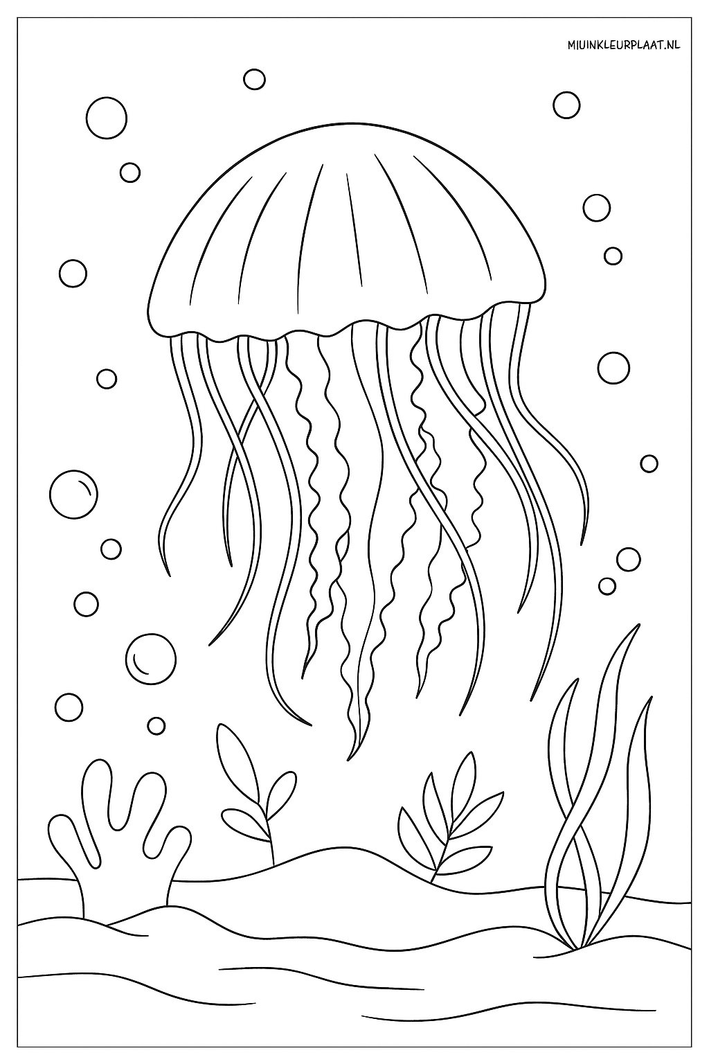 Zeedieren Variant 4 coloring page for children