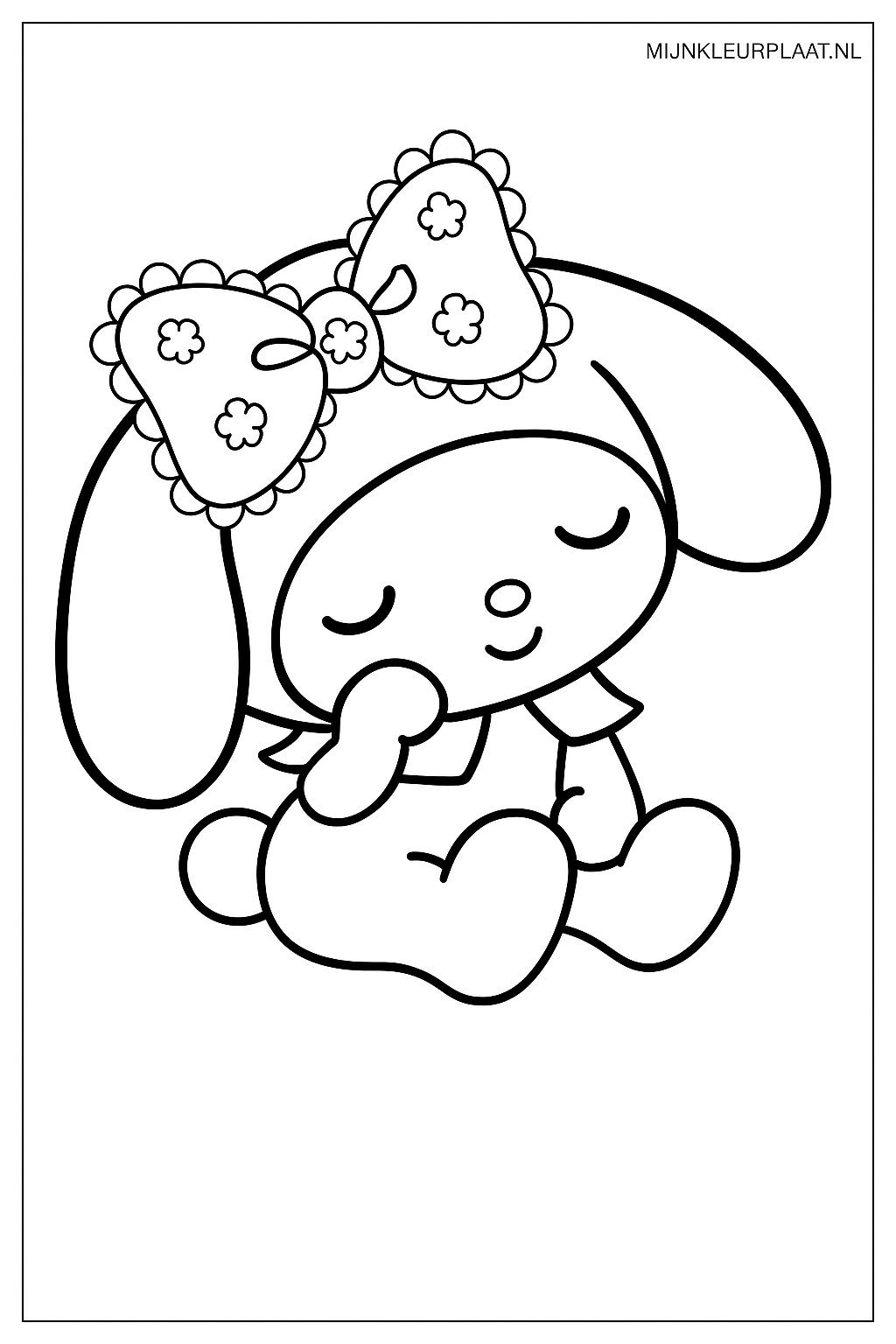 My Melody Variant 1 coloring page for children