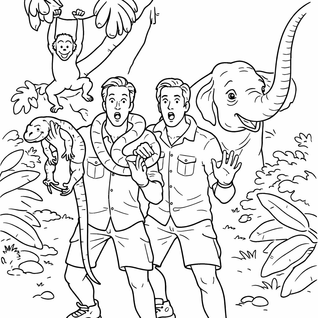 Freek Vonk coloring page line art
