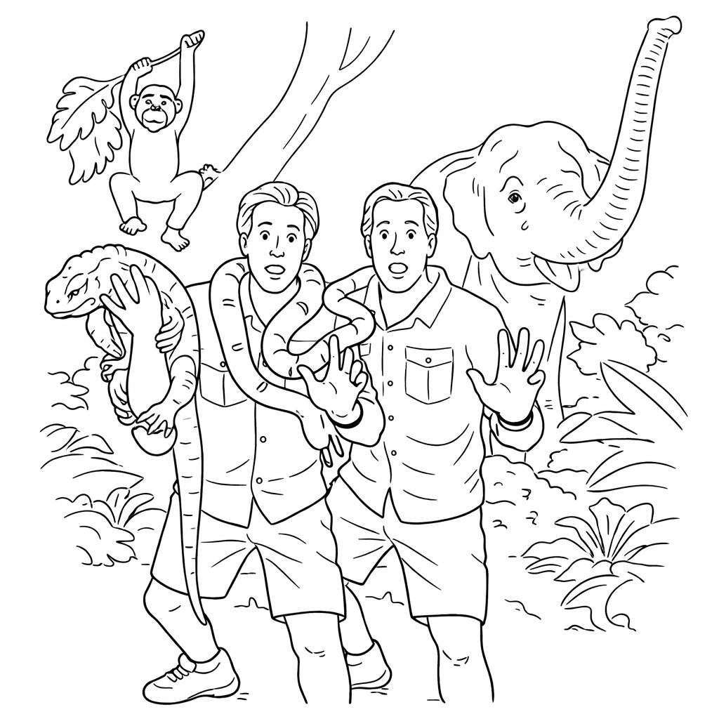 Freek Vonk coloring page line art
