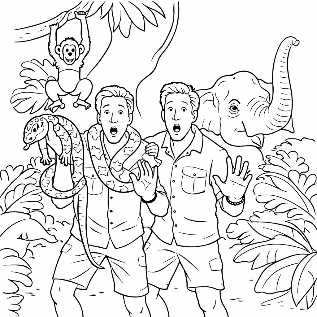 Freek Vonk coloring page line art