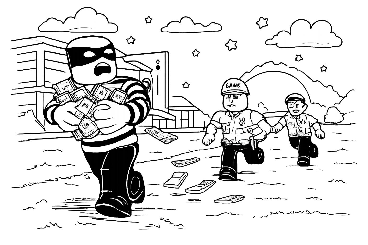 Brookhaven coloring page line art