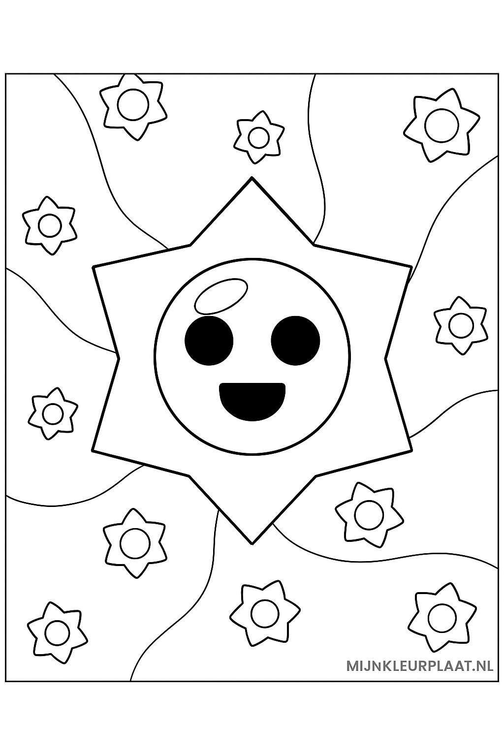 Brawl Stars Variant 1 coloring page for children