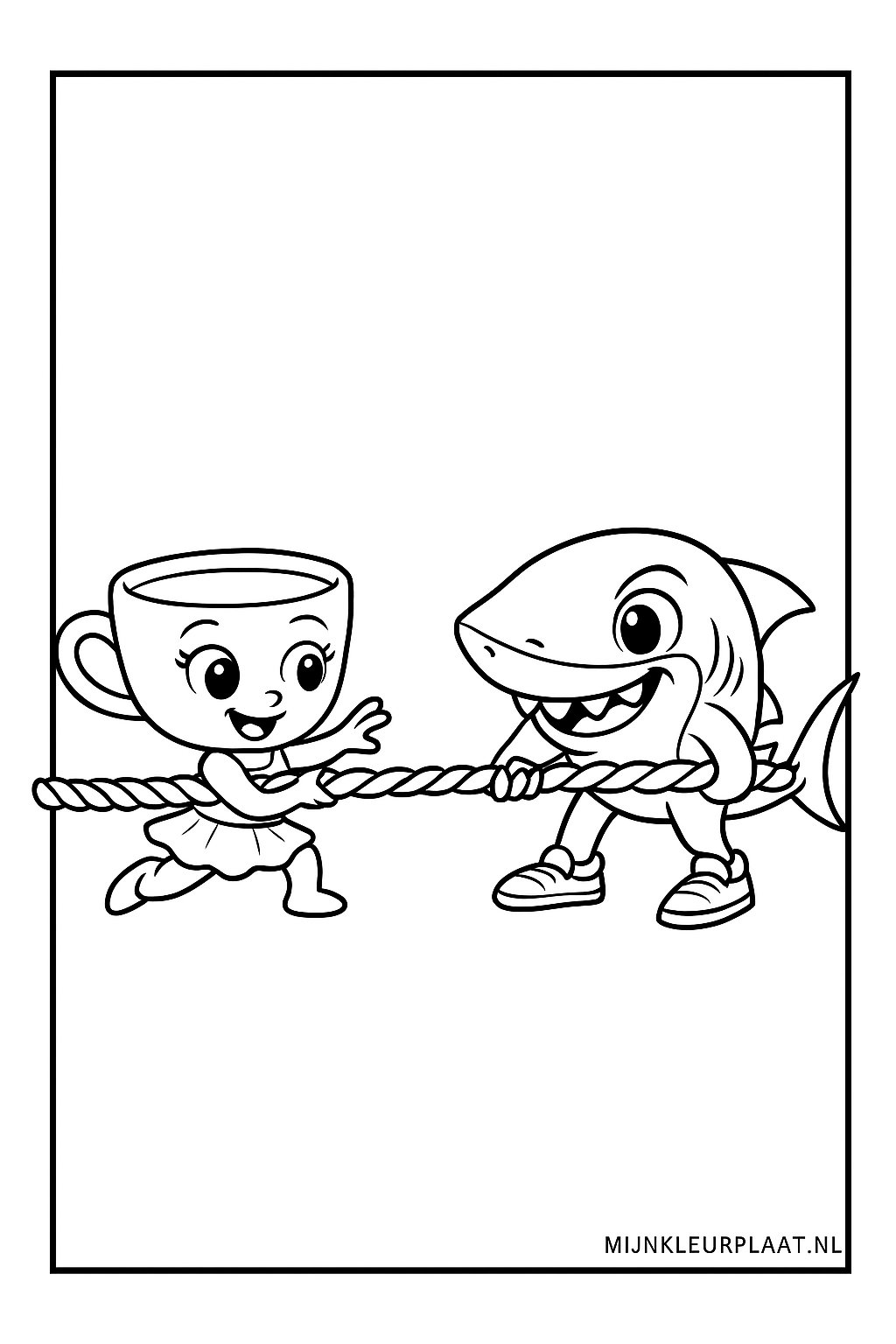 Brainrot Variant 4 coloring page for children