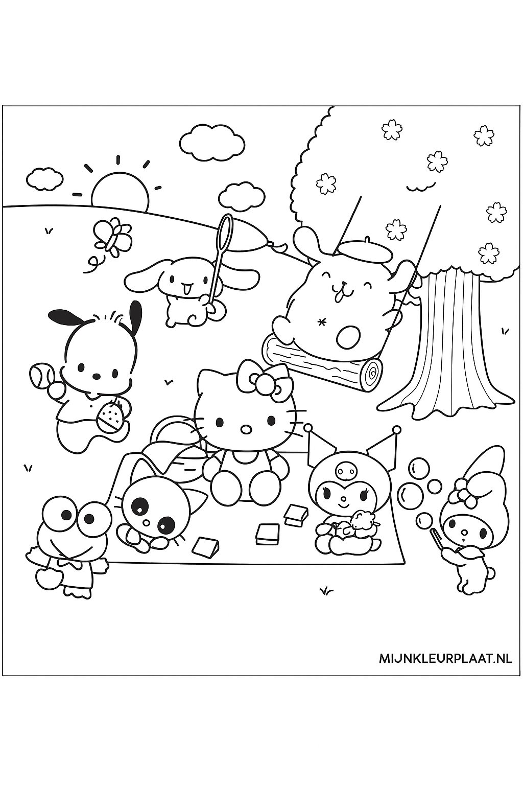 Feuille de coloriage pour enfants