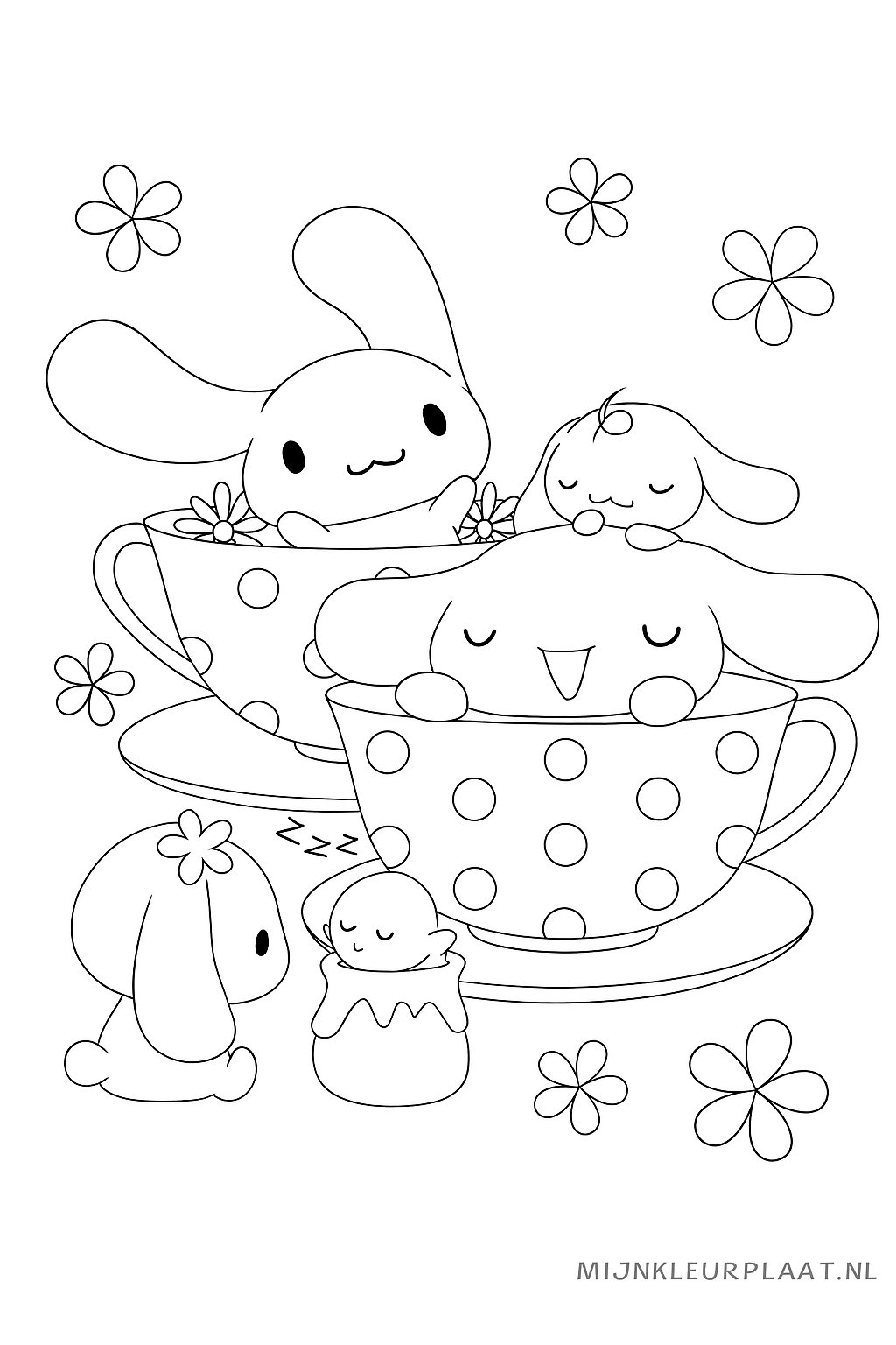 Cinnamoroll Variant 2 coloring page for children