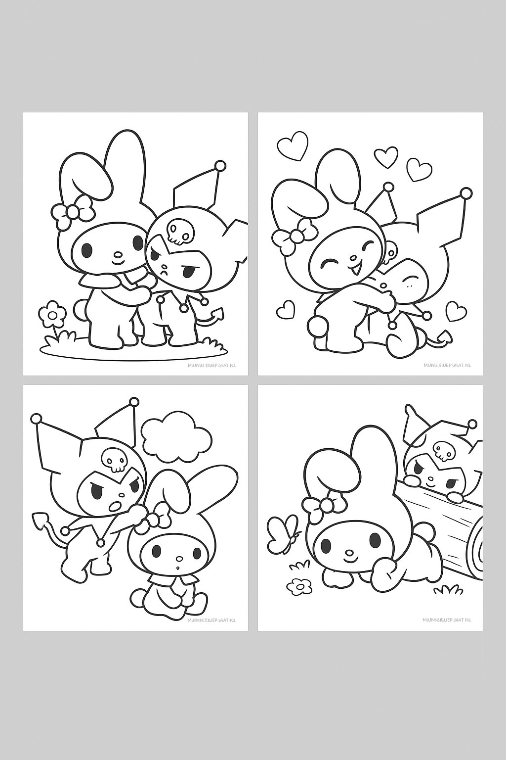 My Melody Variant 2 coloring page for children