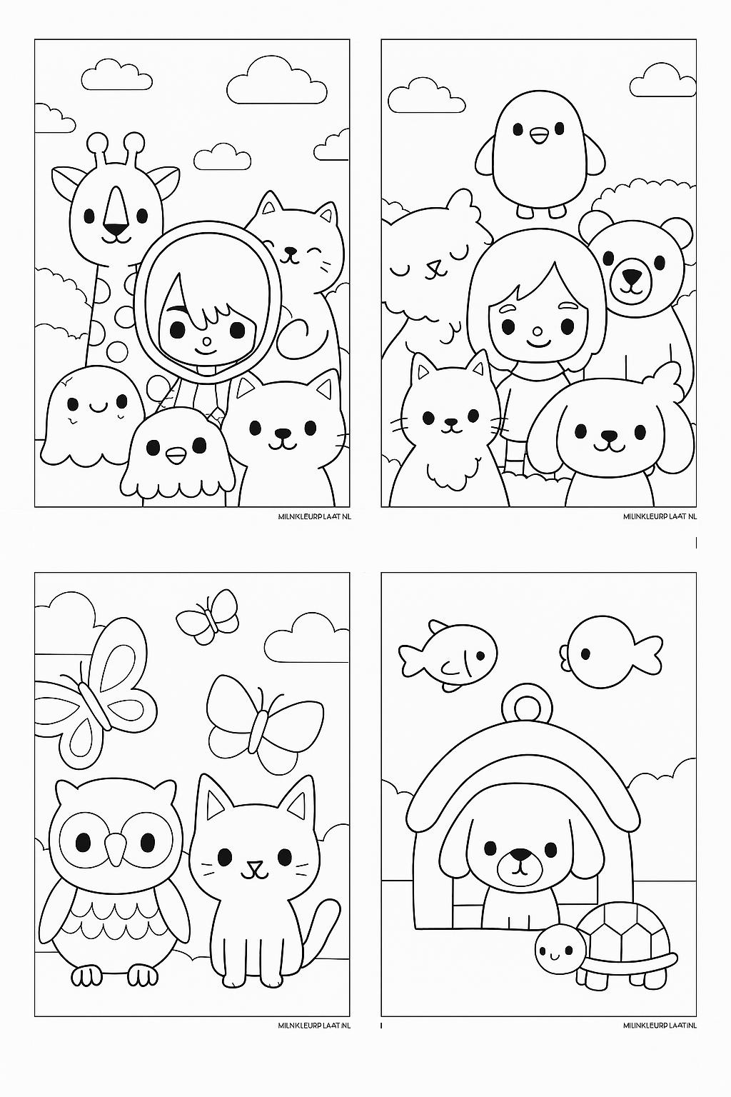Toca Boca Variant 1 coloring page for children