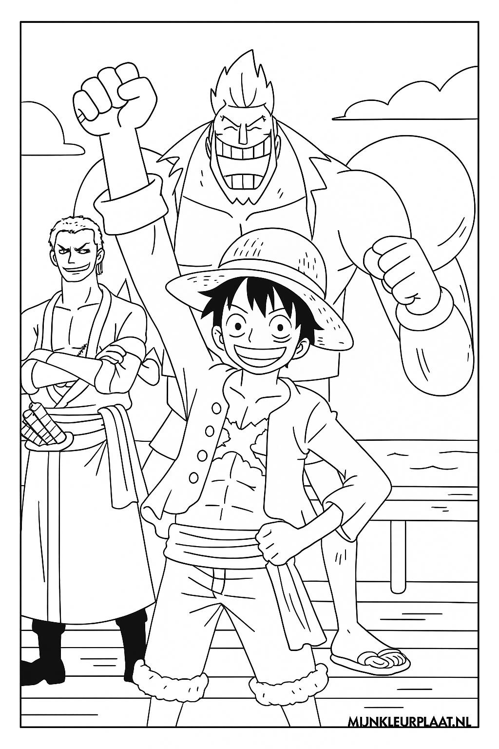 One Piece Variant 1 coloring page for children