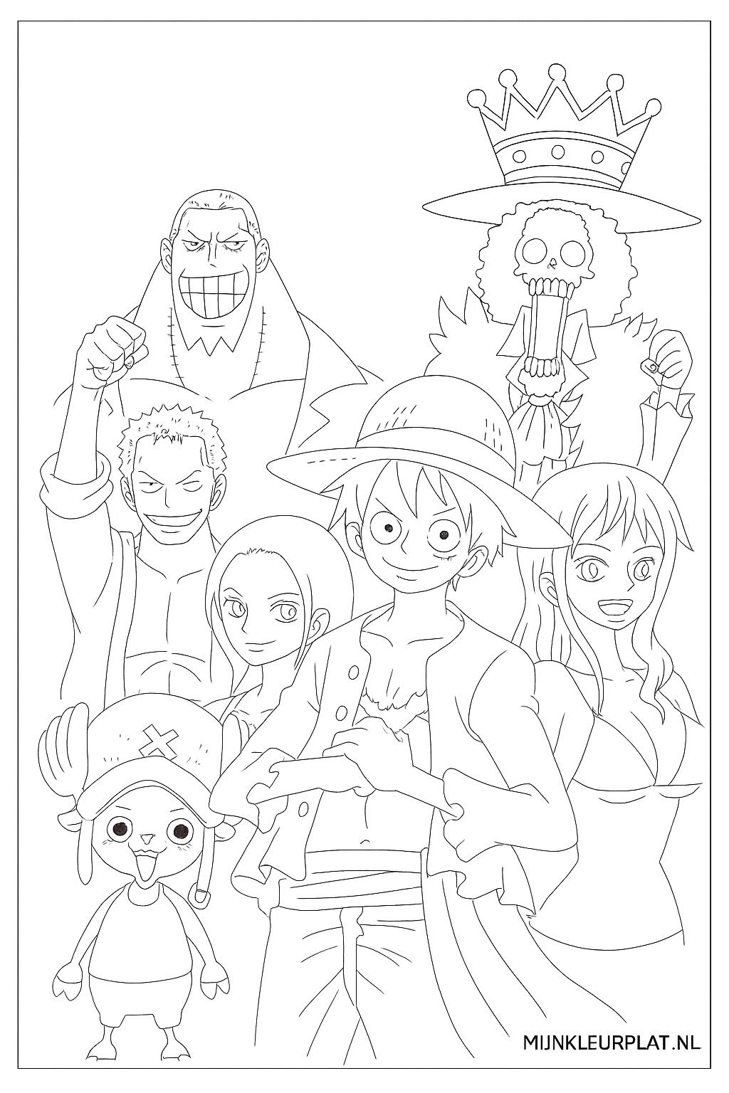 One Piece Variant 2 coloring page for children