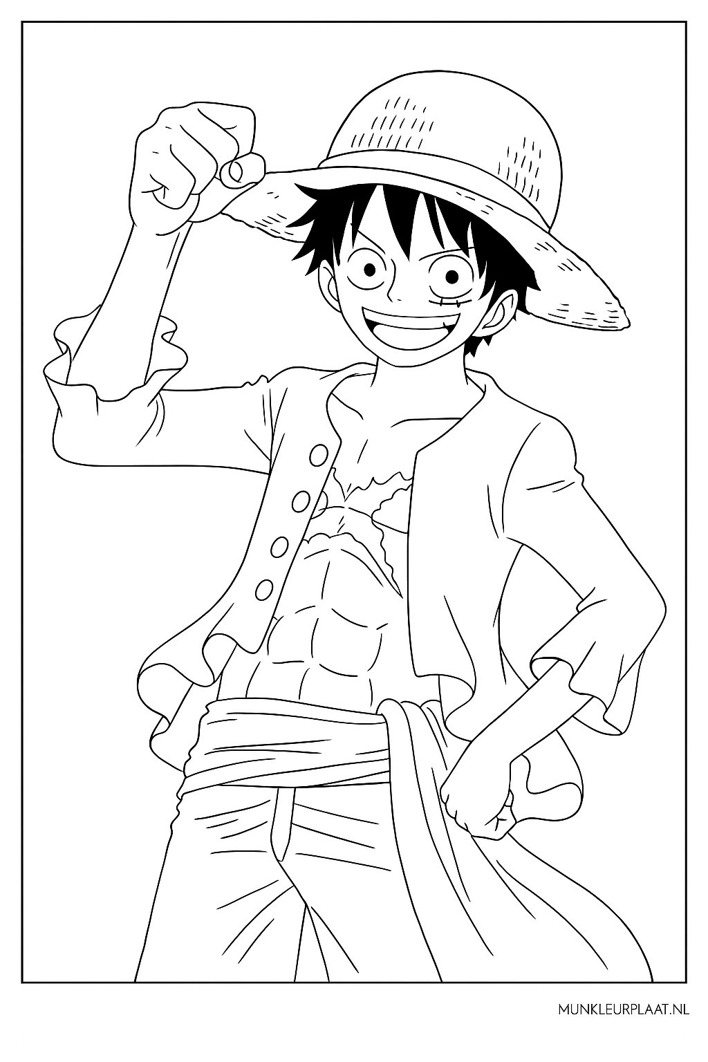 One Piece Variant 3 coloring page for children
