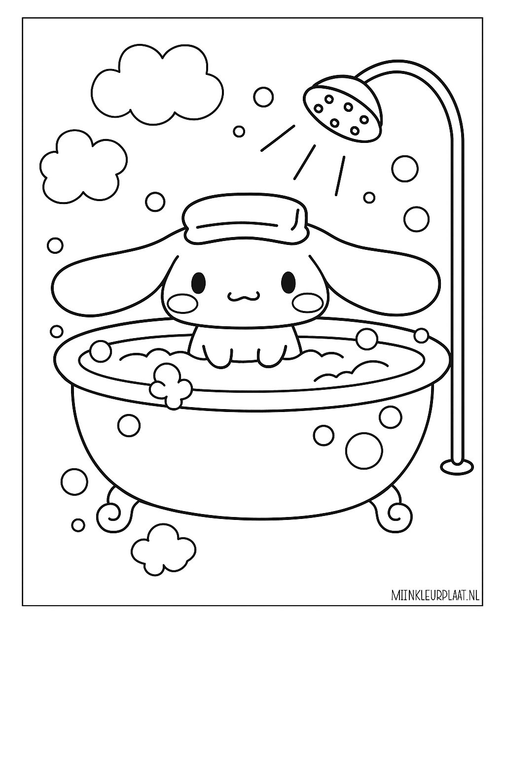 Cinnamoroll Variant 4 coloring page for children