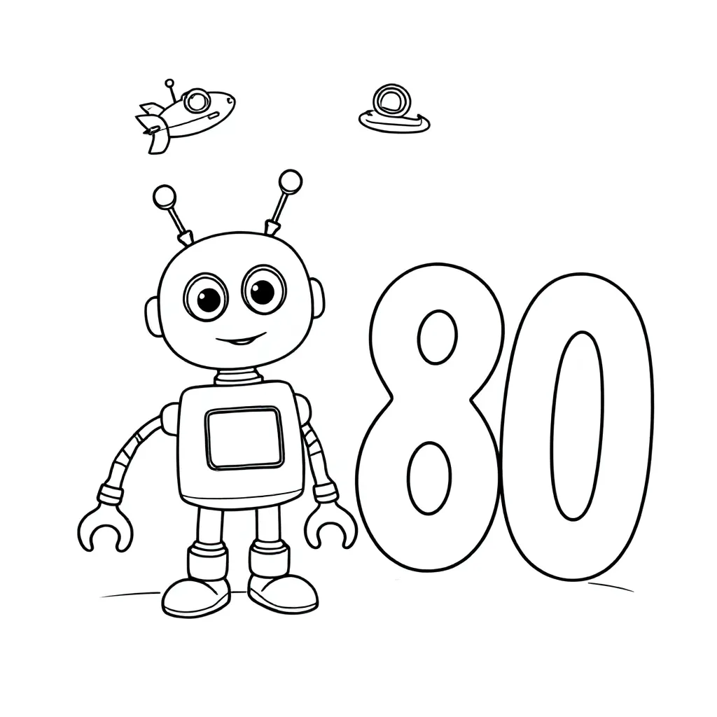 80 kleurplaat voor kinderen