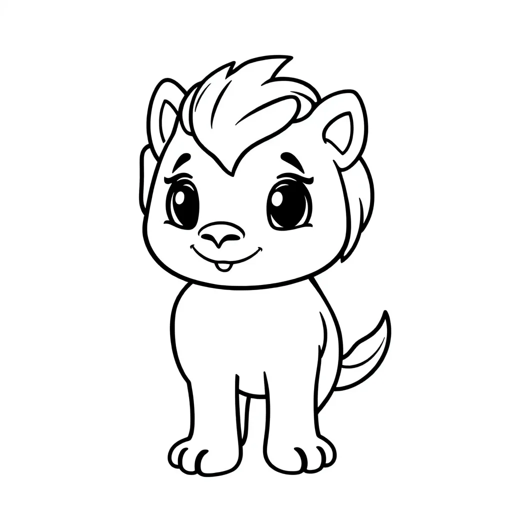 Aap Jungle Dier Natuur Tekening coloring page for children