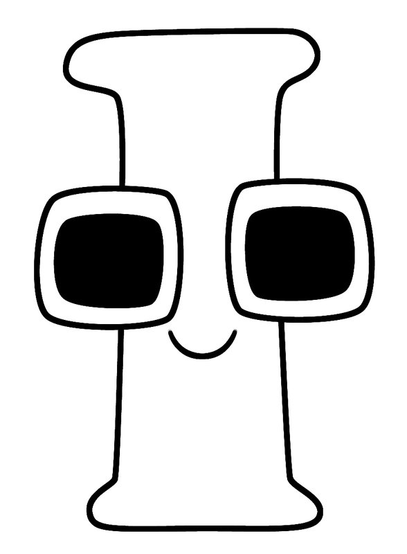Alphabet Lore Letter I coloring page for children