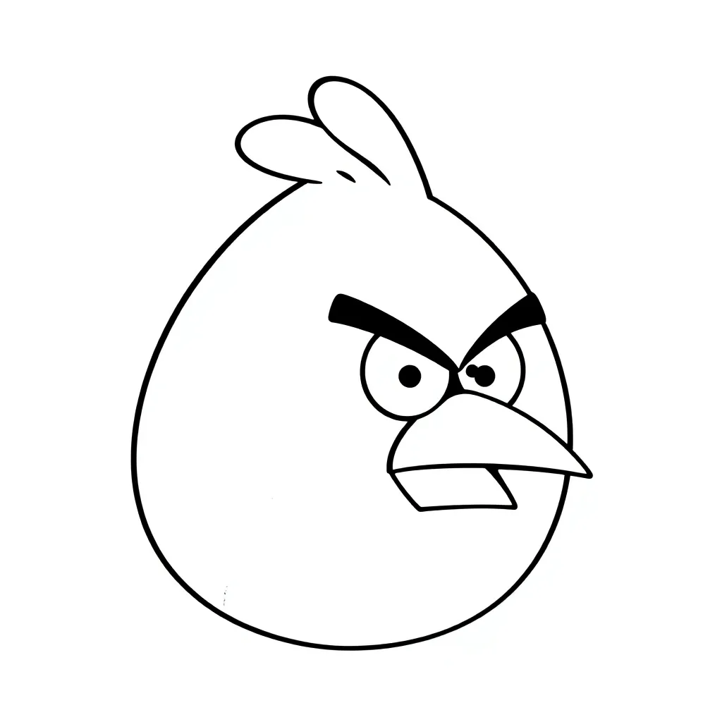 Angry Birds Picknick Vogels Varkens Avontuur coloring page for children
