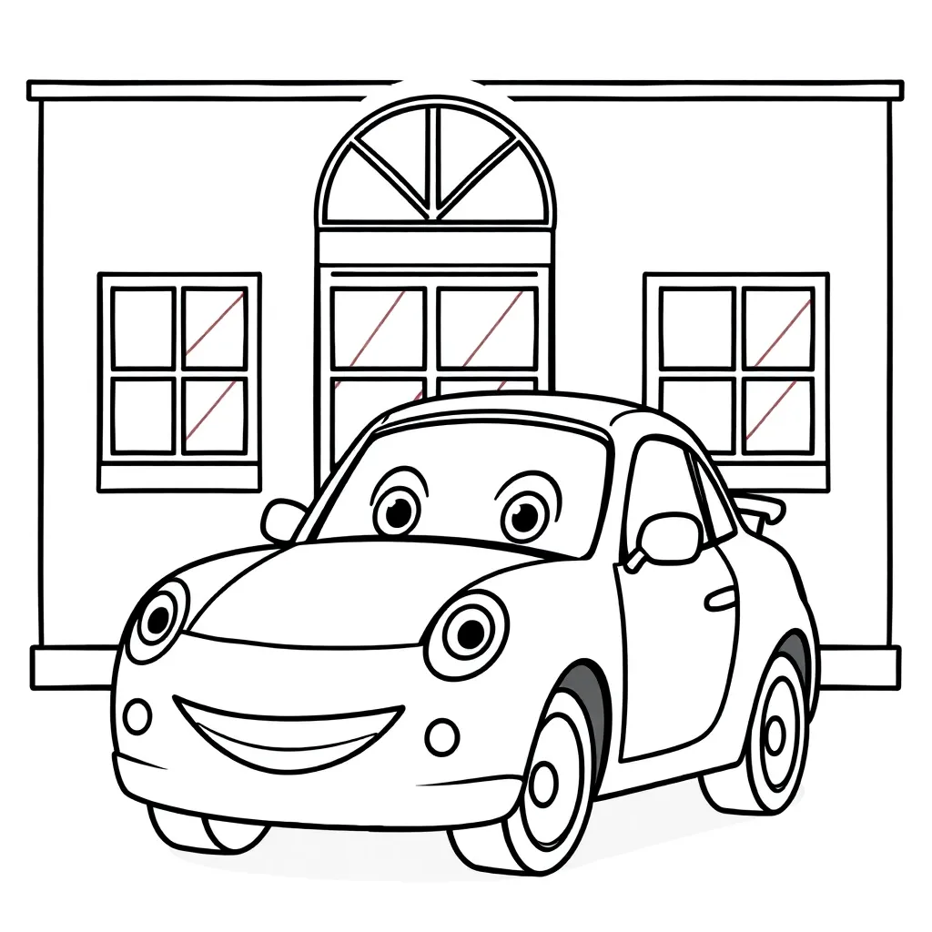 Plantilla para colorear para niños