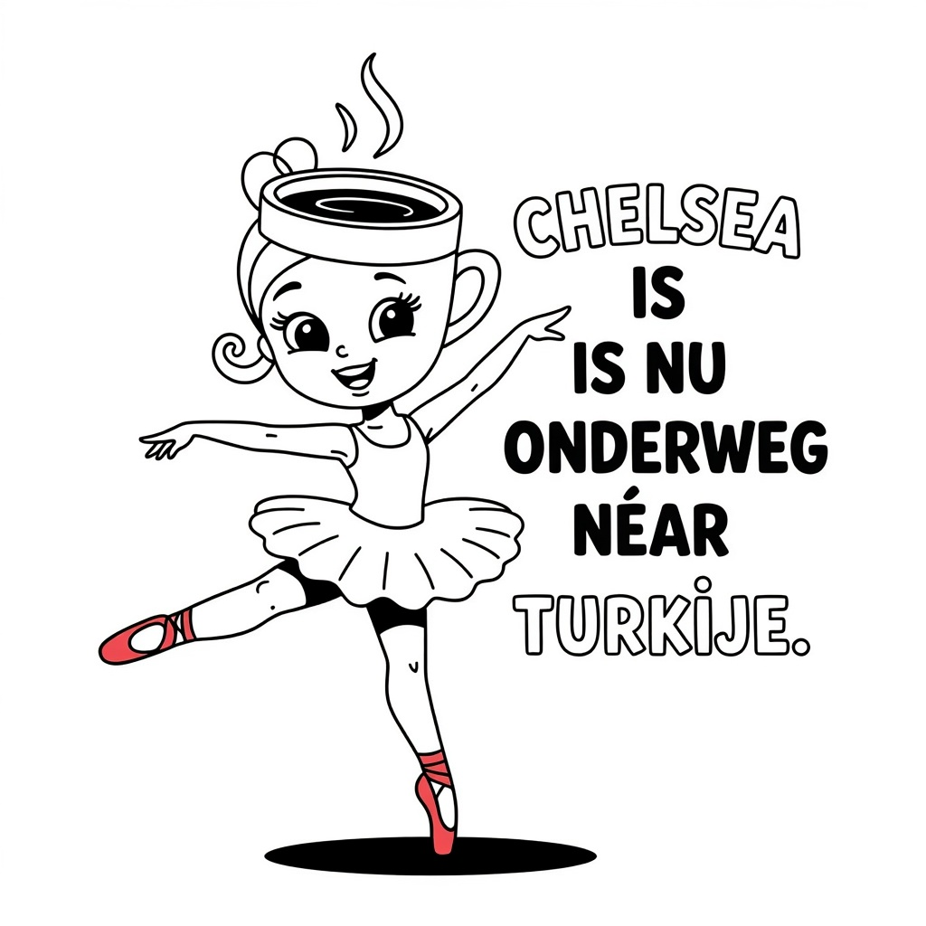 Ballerina cappucina coloring page for children
