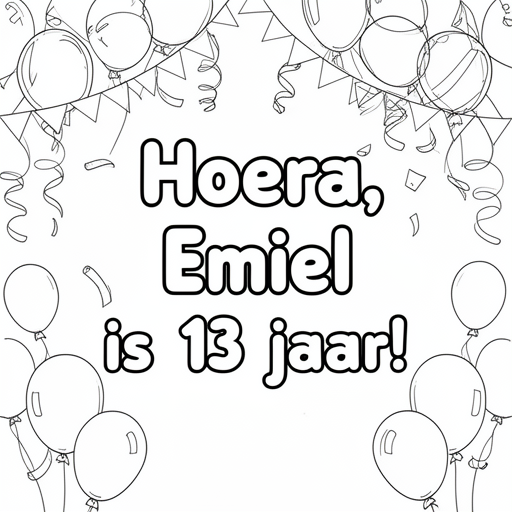 Ballonnen en slingers