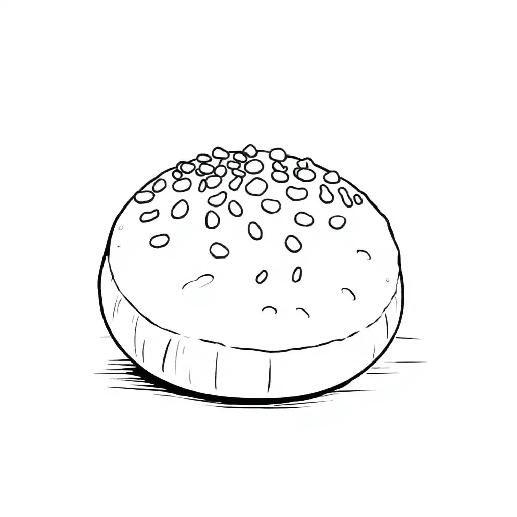 Beschuit Met Muisjes coloring page for children