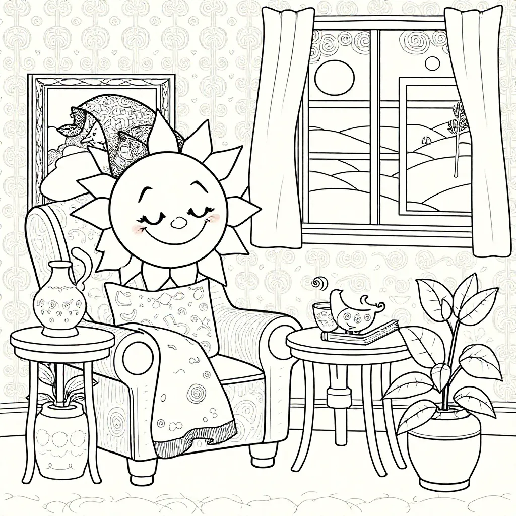 Beterchap coloring page for children