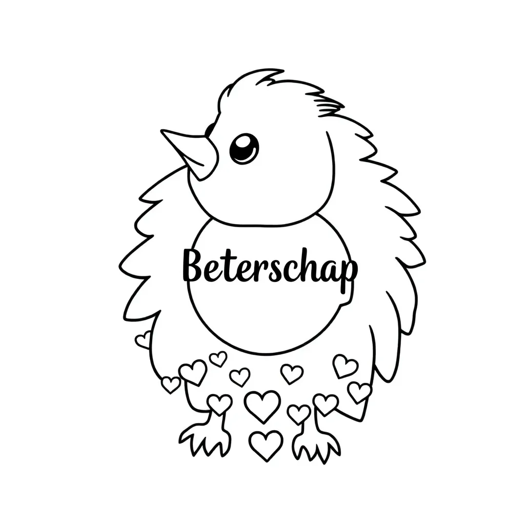Beterschap Gezondheid Wenskaart Creatief Kinderen coloring page for children