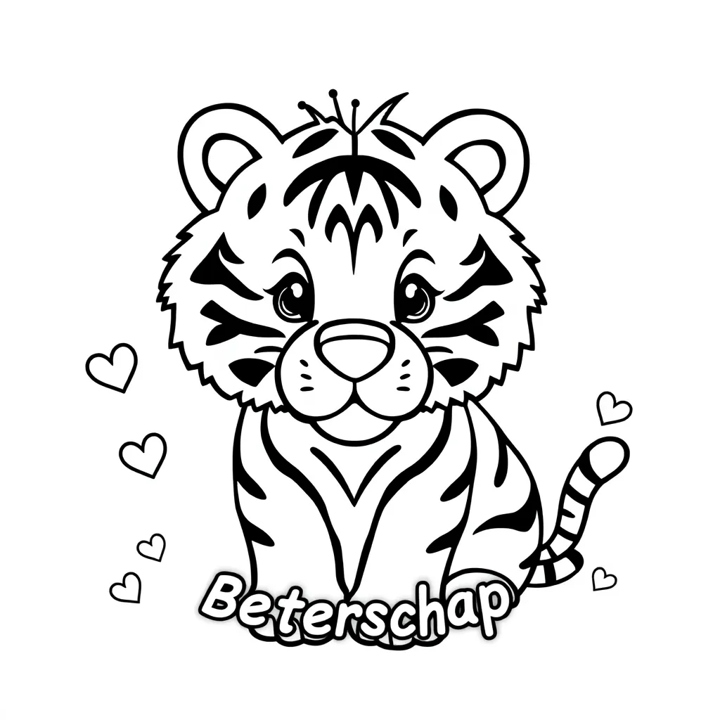 Beterschap Gezondheid Wenskaart Creatief Kinderen coloring page for children