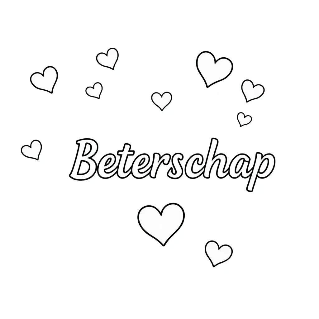 Beterschap Gezondheid Wenskaart Creatief Kinderen coloring page for children