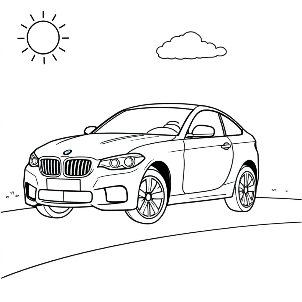 bmw m sierie kleurplaat kleurplaat voor kinderen