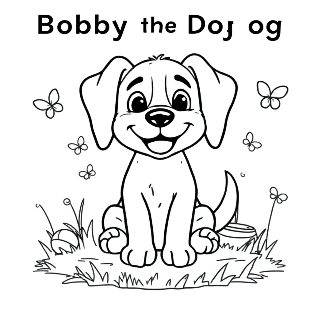 Bobby De Hond coloring page for children